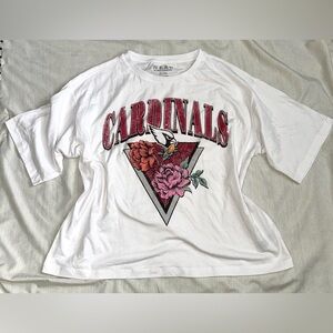 Arizona Cardinals Floral Tshirt